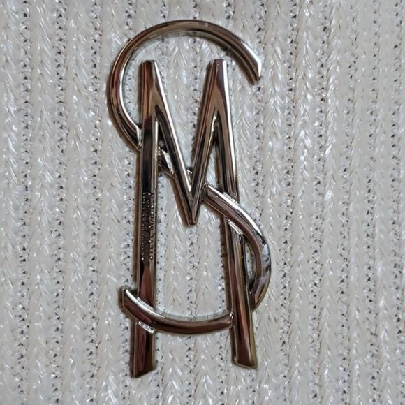 Steve Madden Bag Pink BMayor Raffia Crossbody Shoulder Handbag Tote WOMEN'S - Picture 8 of 16